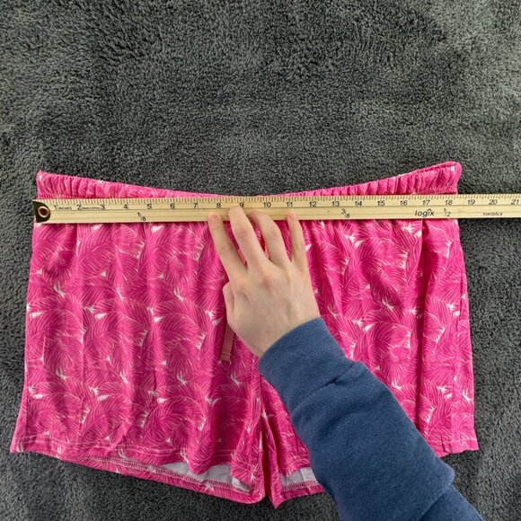 Simply Southern Shorts Women Pink Floral Beach Casual Short XL Drawstring - Picture 5 of 8